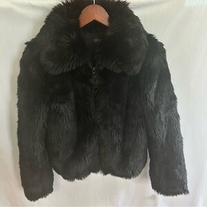 Topshop Faux Fur Jacket